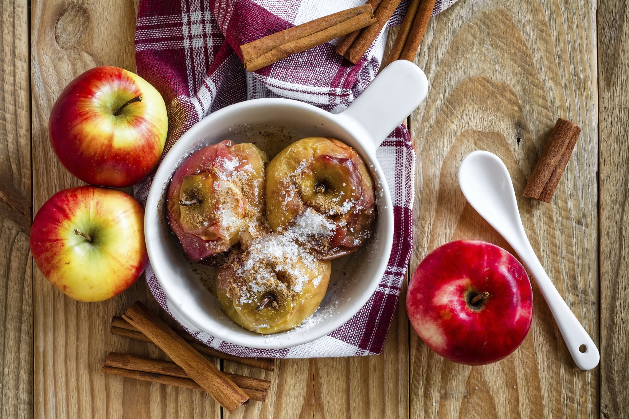Baked Apple Compote with HoneyGinger Toasted Nuts ⋆ Laura London Fitness