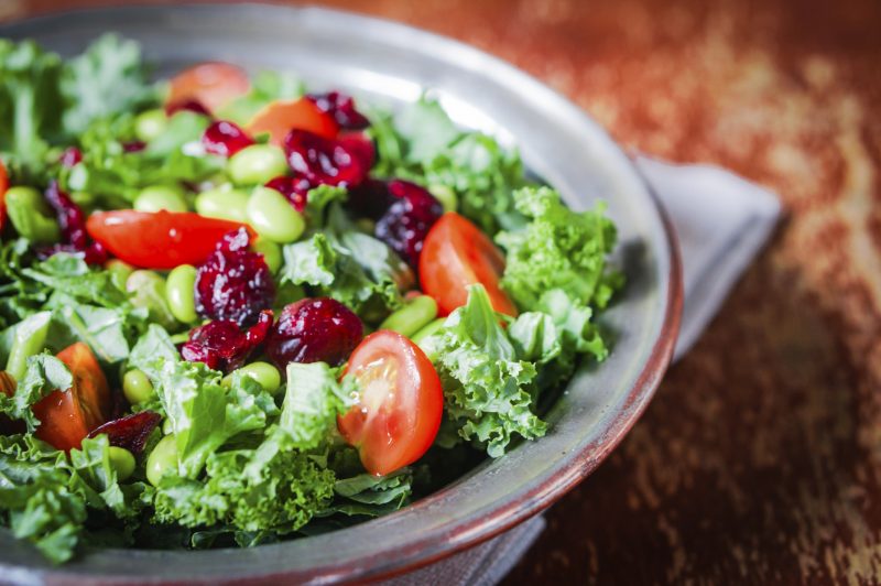 healthy kale salad