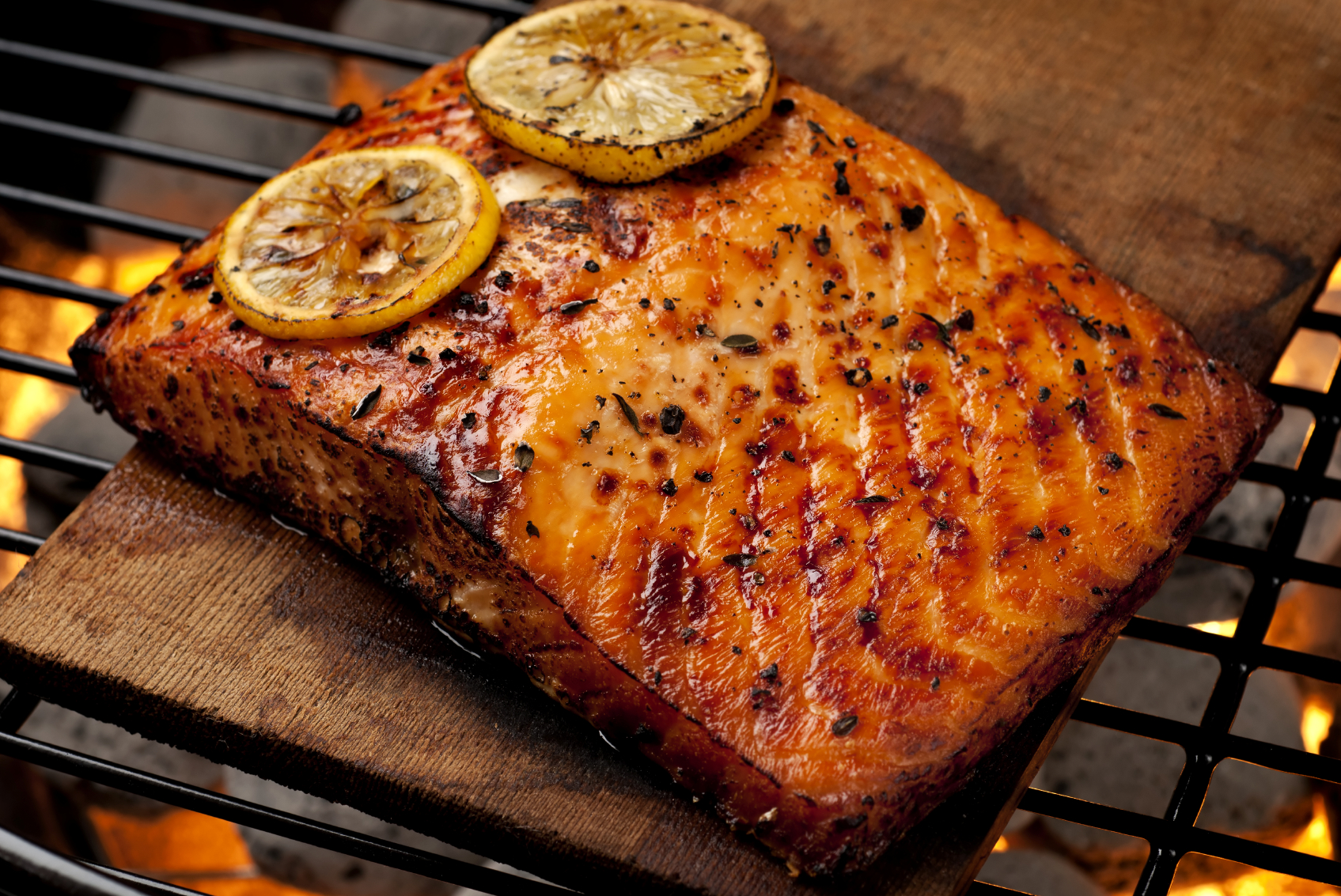 Amazingly Delicious Cedar Plank Salmon on the BBQ ⋆ Laura ...