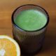 Green Smoothie With a Touch of Orange