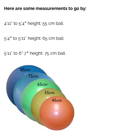 Choosing A Stability Ball