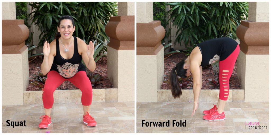 100 Squat Challenge yoga inspired