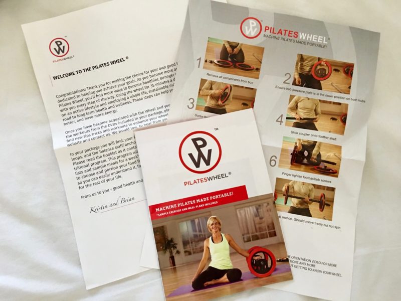 Pilates Wheel Guide Book