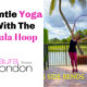 yoga with a hula hoop