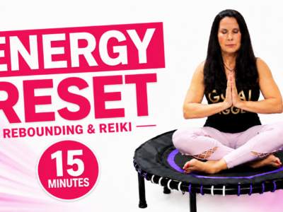 Beginner Rebounding & reiki meditation with Laura London