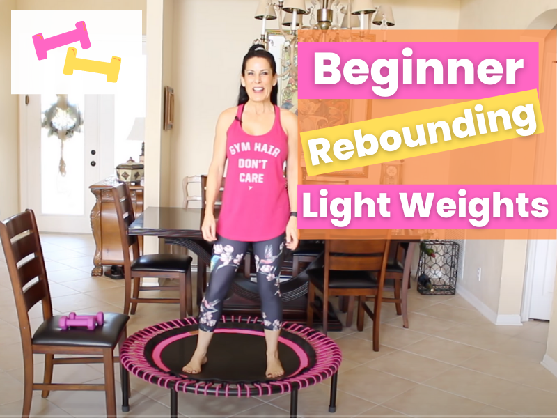 Beginner 15-Minute Rebounding & Core ⋆ Laura London